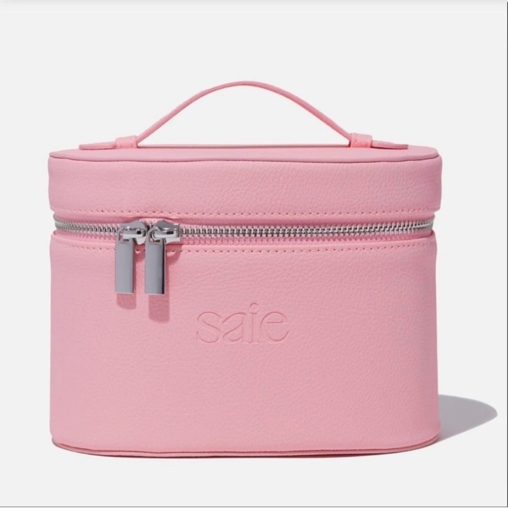 Saie Blush Pink Cosmetic Case